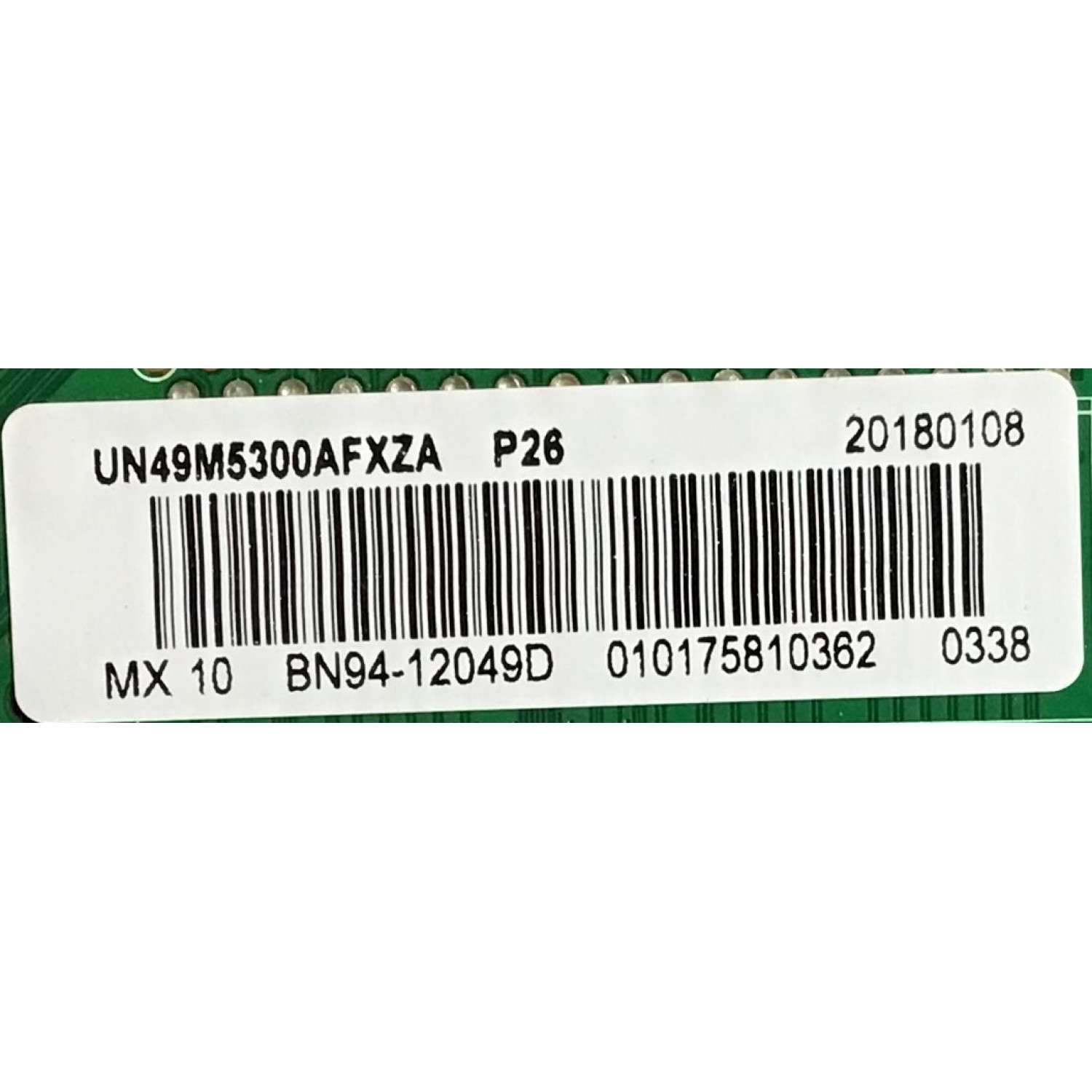 KIT DE TARJETAS SAMSUNG / MAIN BN94-12049D / BN97-12969D / BN41-02574A / FUENTE BN44-00856C / L50MSFR_MDY / BN4400856C / T-CON BN96-42319A / BN97-06202B / BN41-02292A / PANEL CY-JM049BGLV1H / MODELO UN49M5300AFXZA FA01 - Imagen 4